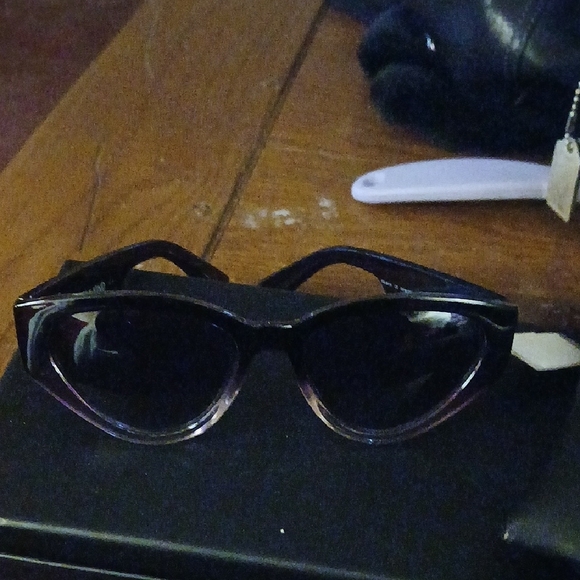 Kurt Geiger Black Cat-Eye Sunglasses main image 4